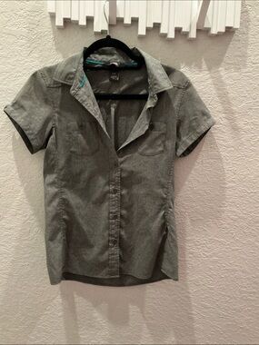 Outdoor Research Women's Hiking Shirt Short Sleeve Button Up Outdoor Size Small